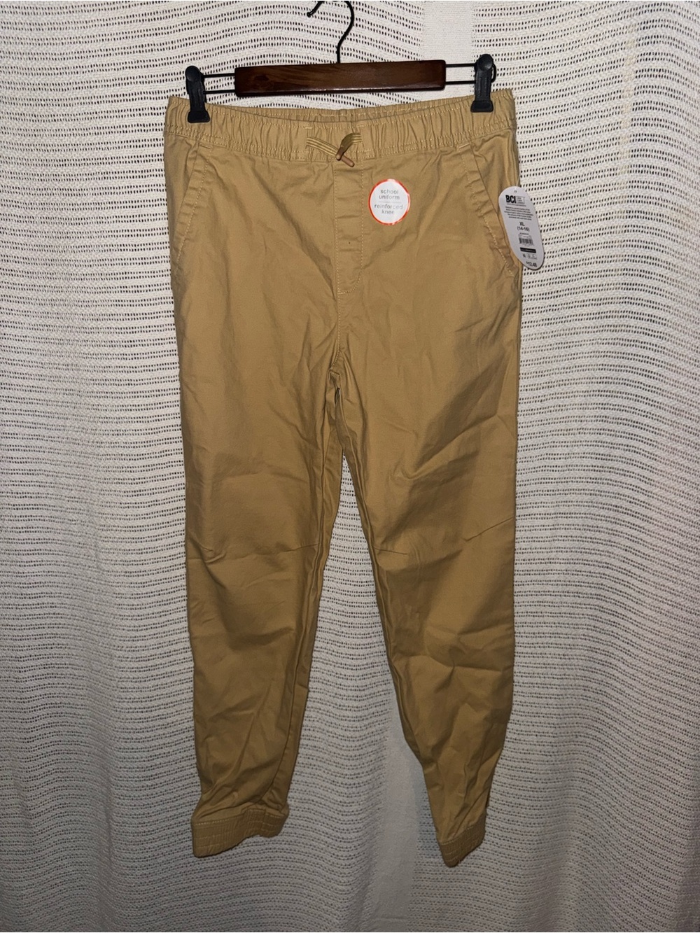 Casual Drawstring Joggers in Mustard